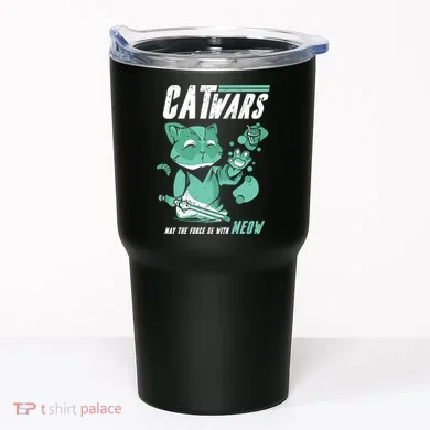 CatWars Funny Cat War Spoof Tumbler