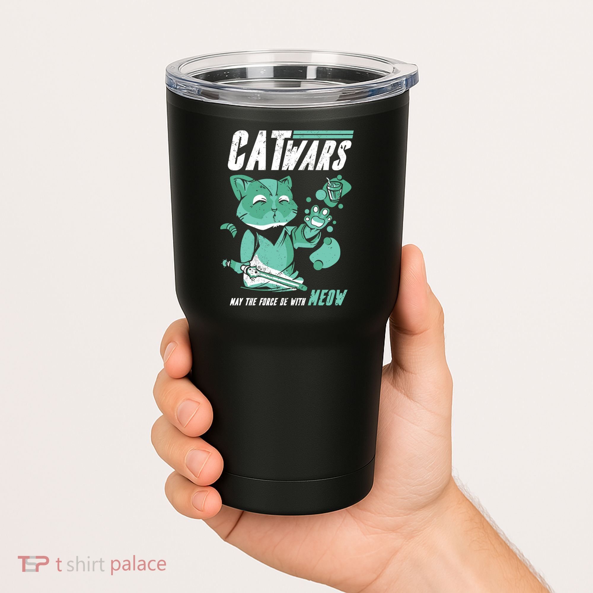 CatWars Funny Cat War Spoof Tumbler