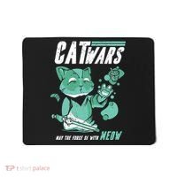 CatWars Funny Cat War Spoof Mousepad thumb 0