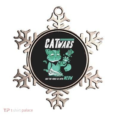 CatWars Funny Cat War Spoof Ornament