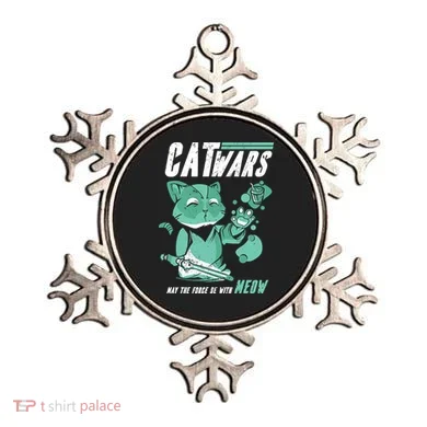 CatWars Funny Cat War Spoof Ornament