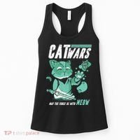 CatWars Funny Cat War Spoof Women's Tank Top thumb 0