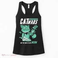 CatWars Funny Cat War Spoof Women's Tank Top thumb 0