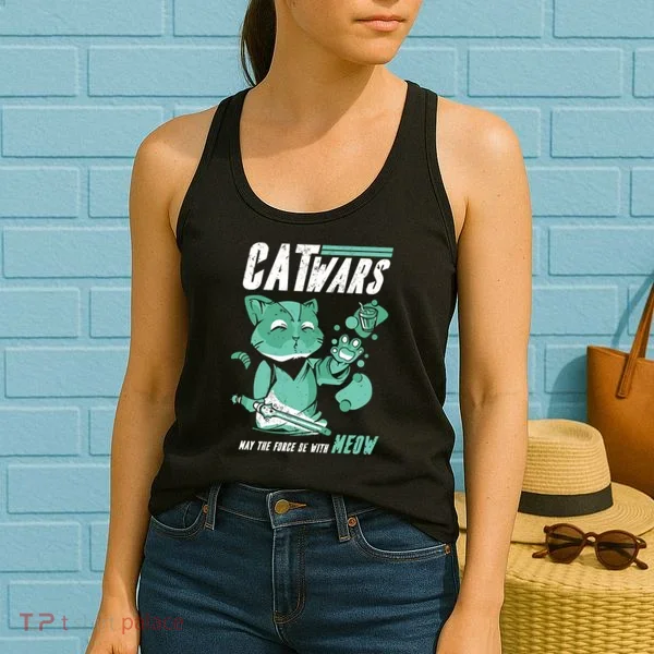 CatWars Funny Cat War Spoof Women's Tank Top