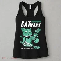 CatWars Funny Cat War Spoof Women's Tank Top thumb 3