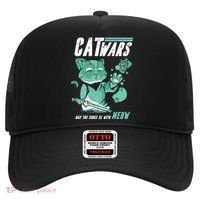 CatWars Funny Cat War Spoof Hat thumb 0