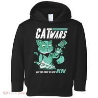 CatWars Funny Cat War Spoof Toddler Hoodie thumb 0