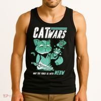 CatWars Funny Cat War Spoof Tank Top thumb 3