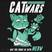 CatWars Funny Cat War Spoof Women's Long Sleeve Shirt thumb 2