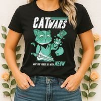 CatWars Funny Cat War Spoof Women's T-Shirt thumb 2