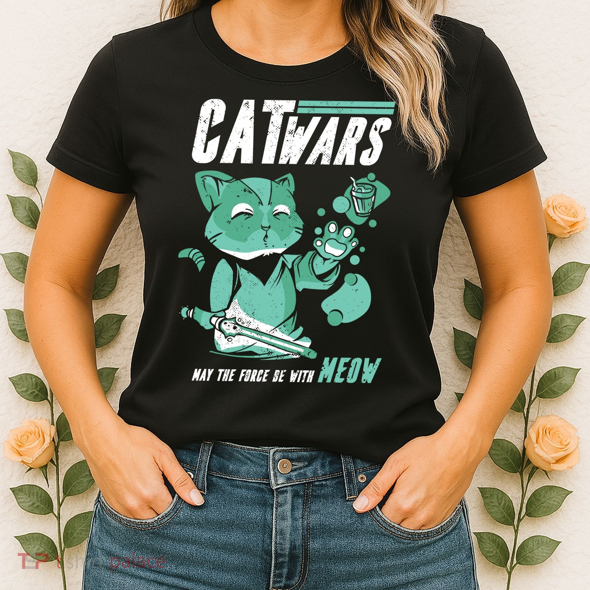 CatWars Funny Cat War Spoof Women's T-Shirt