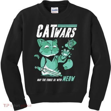 CatWars Funny Cat War Spoof Kids Sweatshirt
