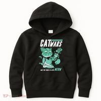 CatWars Funny Cat War Spoof Kids Hoodie thumb 0