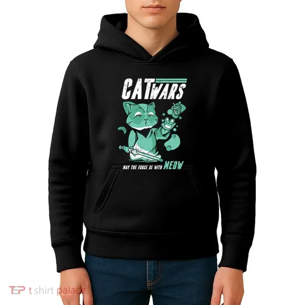 CatWars Funny Cat War Spoof Kids Hoodie
