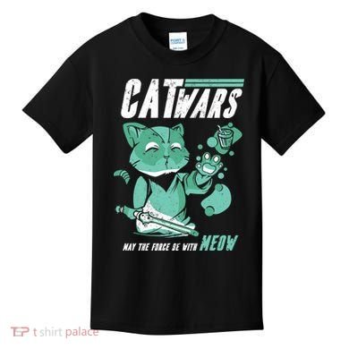 CatWars Funny Cat War Spoof Kids T-Shirt