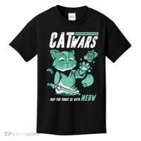 CatWars Funny Cat War Spoof Kids T-Shirt thumb 0