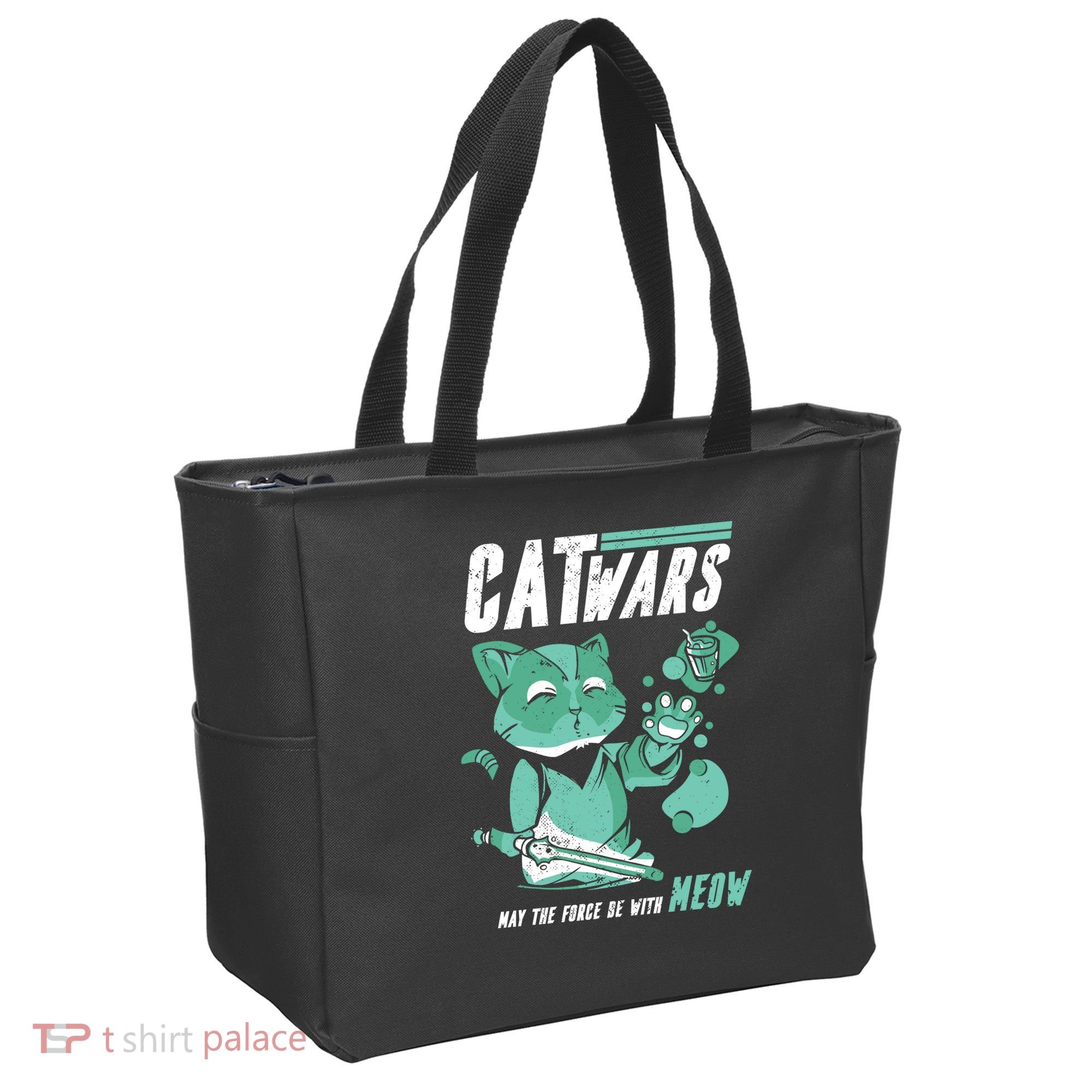 CatWars Funny Cat War Spoof Tote Bag
