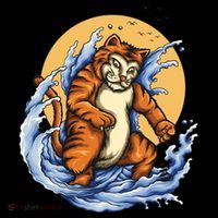 Catzilla Great Wave Coffee Mug thumb 5