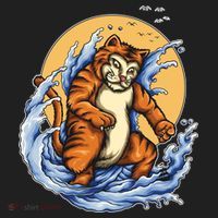 Catzilla Great Wave Tumbler thumb 3
