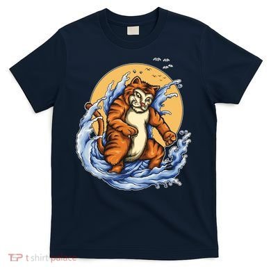 Catzilla Great Wave T-Shirt