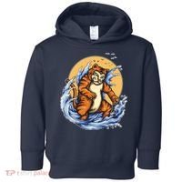 Catzilla Great Wave Toddler Hoodie thumb 0
