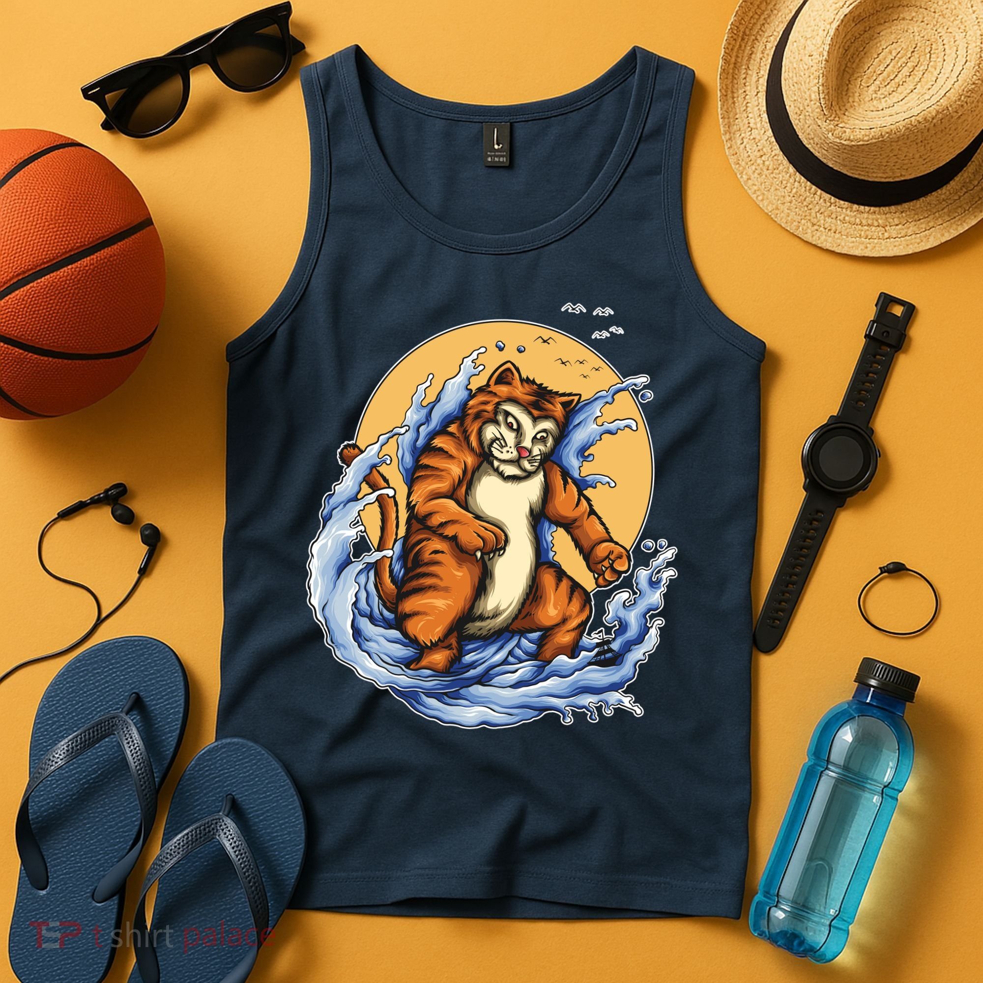 Catzilla Great Wave Tank Top