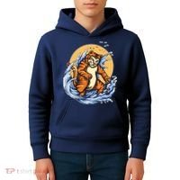 Catzilla Great Wave Kids Hoodie thumb 4