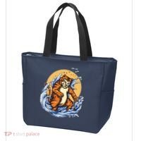 Catzilla Great Wave Tote Bag thumb 3