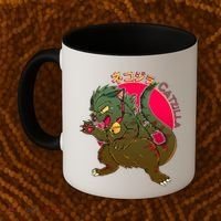 Catzilla Japanese Monster Movie Coffee Mug thumb 2