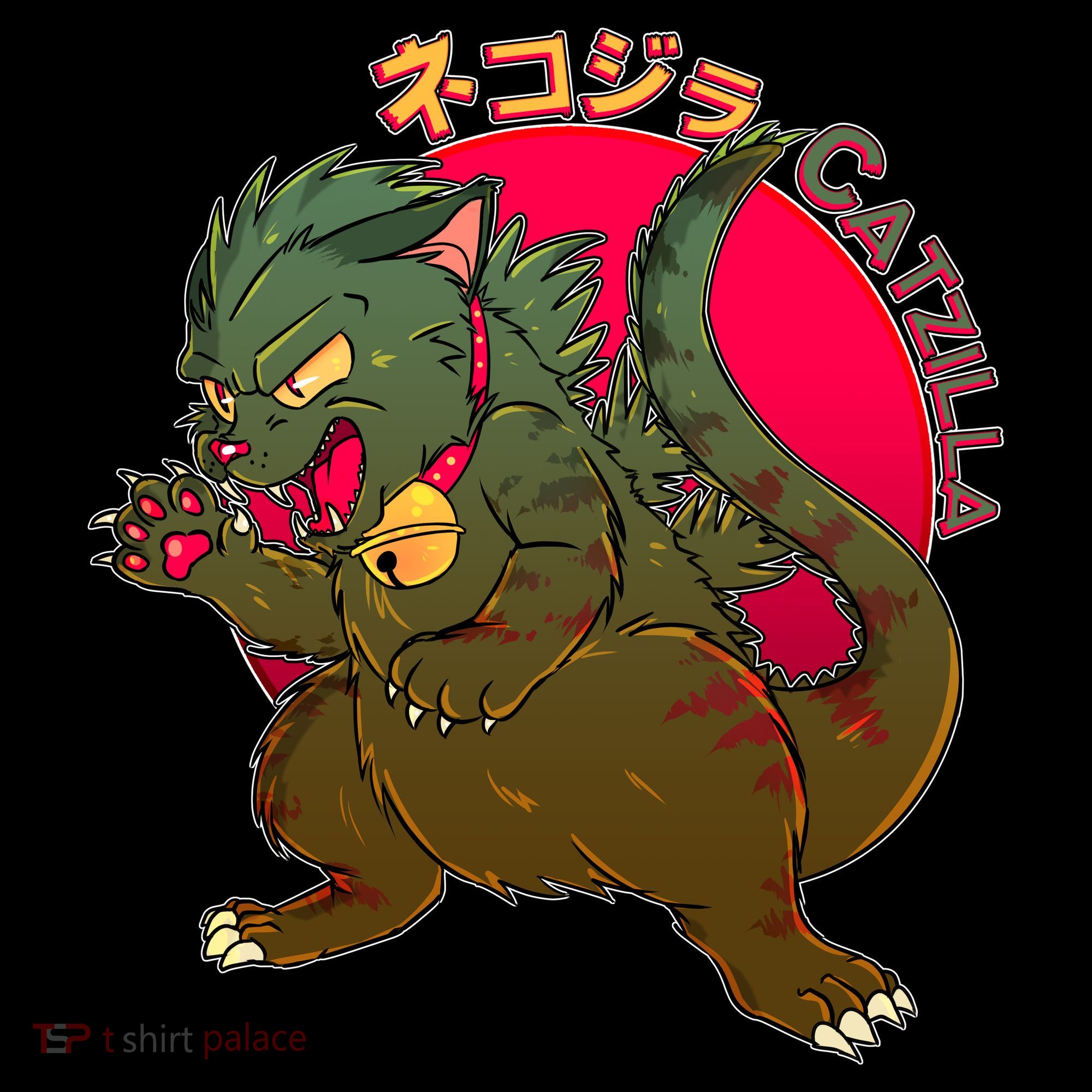 Catzilla Japanese Monster Movie Women's Hoodie