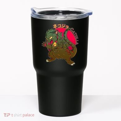 Catzilla Japanese Monster Movie Tumbler