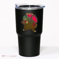 Catzilla Japanese Monster Movie Tumbler thumb 0