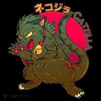Catzilla Japanese Monster Movie Women's Tank Top thumb 5