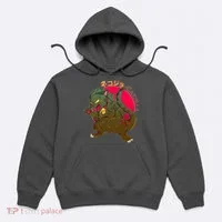 Catzilla Japanese Monster Movie Hoodie thumb 0