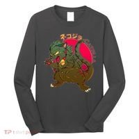 Catzilla Japanese Monster Movie Long Sleeve Shirt thumb 0