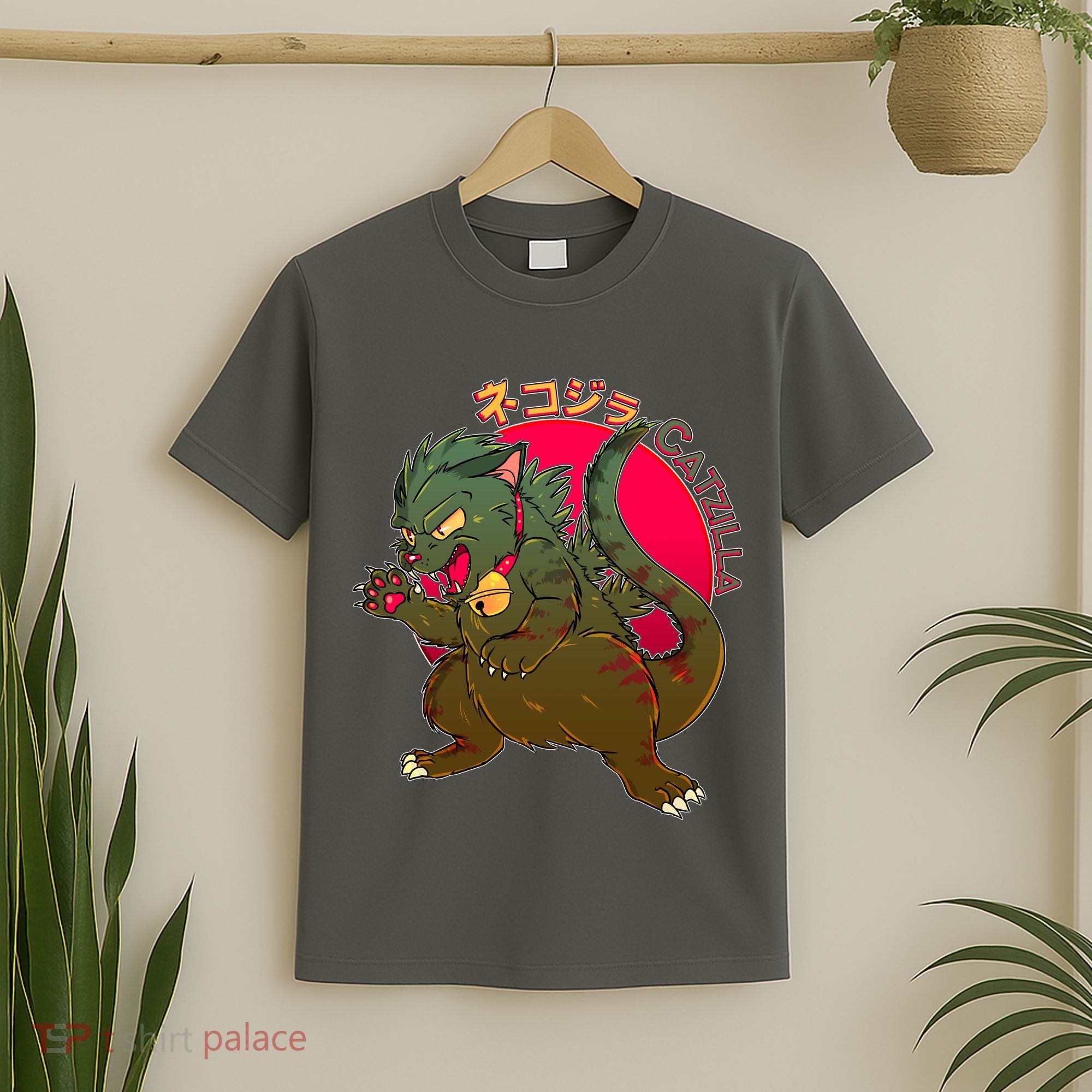 Catzilla Japanese Monster Movie T-Shirt