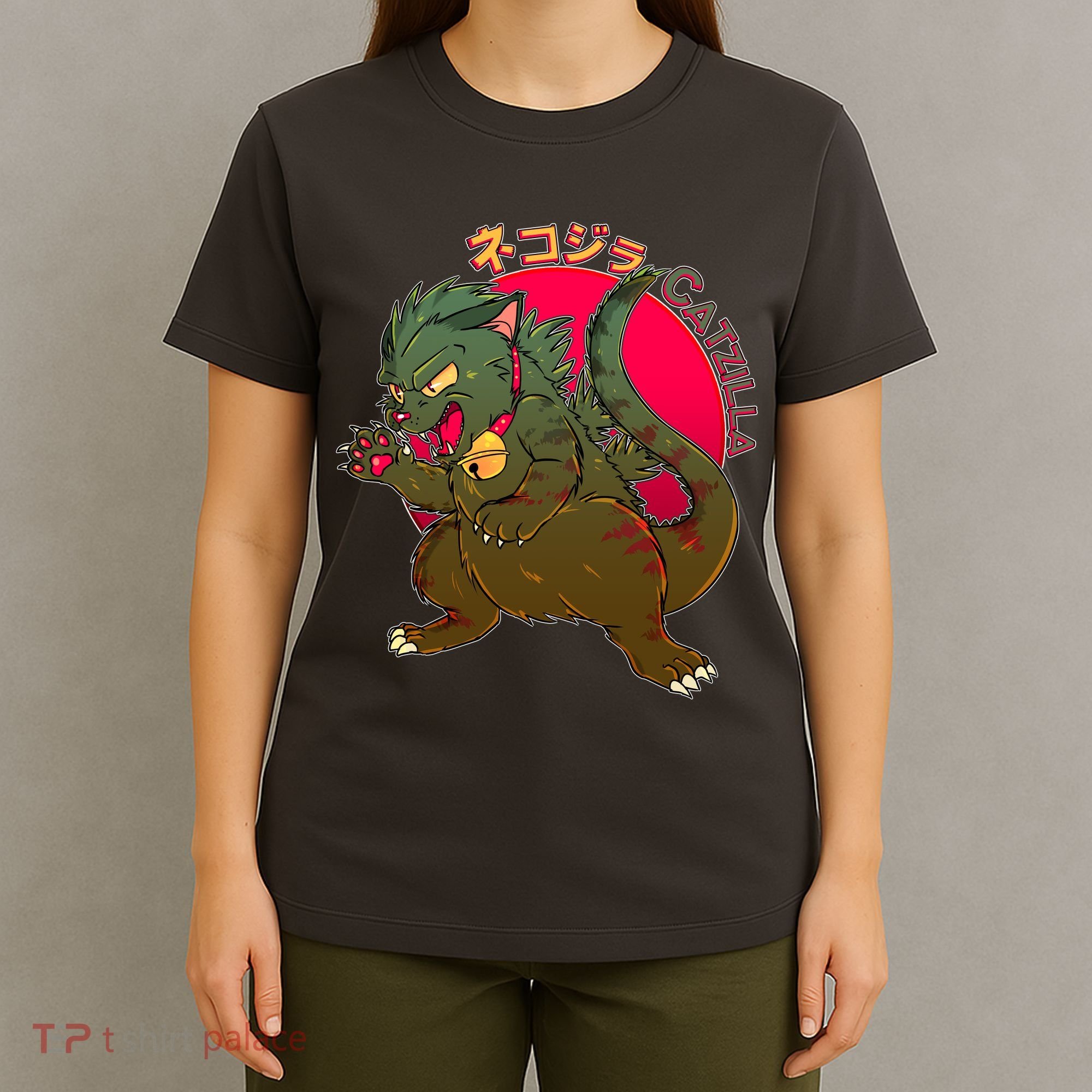Catzilla Japanese Monster Movie T-Shirt