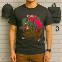 Catzilla Japanese Monster Movie T-Shirt thumb 6