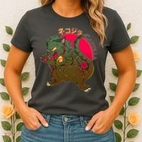 Catzilla Japanese Monster Movie Women's T-Shirt thumb 2