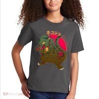 Catzilla Japanese Monster Movie Kids T-Shirt thumb 2
