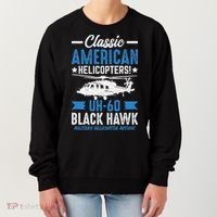 Classic American UH-60 Black Hawk Helicopter Women's Sweatshirt thumb 0