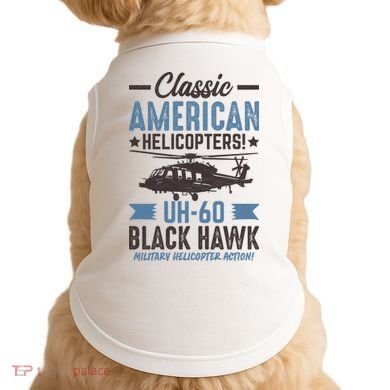 Classic American UH-60 Black Hawk Helicopter Doggie Tank