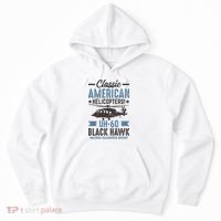Classic American UH-60 Black Hawk Helicopter Hoodie thumb 0