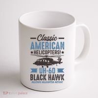 Classic American UH-60 Black Hawk Helicopter Coffee Mug thumb 1