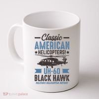 Classic American UH-60 Black Hawk Helicopter Coffee Mug thumb 0