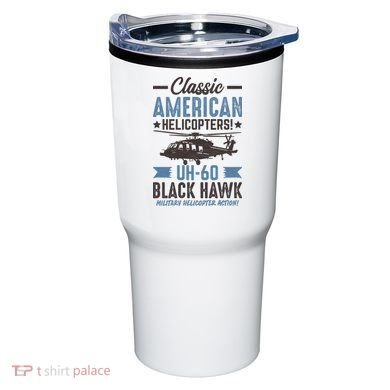 Classic American UH-60 Black Hawk Helicopter Tumbler