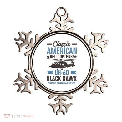 Classic American UH-60 Black Hawk Helicopter Ornament