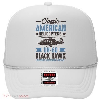 Classic American UH-60 Black Hawk Helicopter Hat