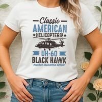 Classic American UH-60 Black Hawk Helicopter Women's T-Shirt thumb 2