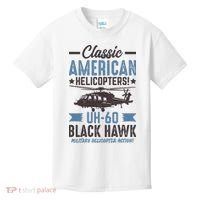 Classic American UH-60 Black Hawk Helicopter Kids T-Shirt thumb 0
